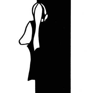 Person mit langen Haaren