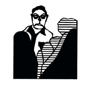 Mann und Frau gegenüber sitzend