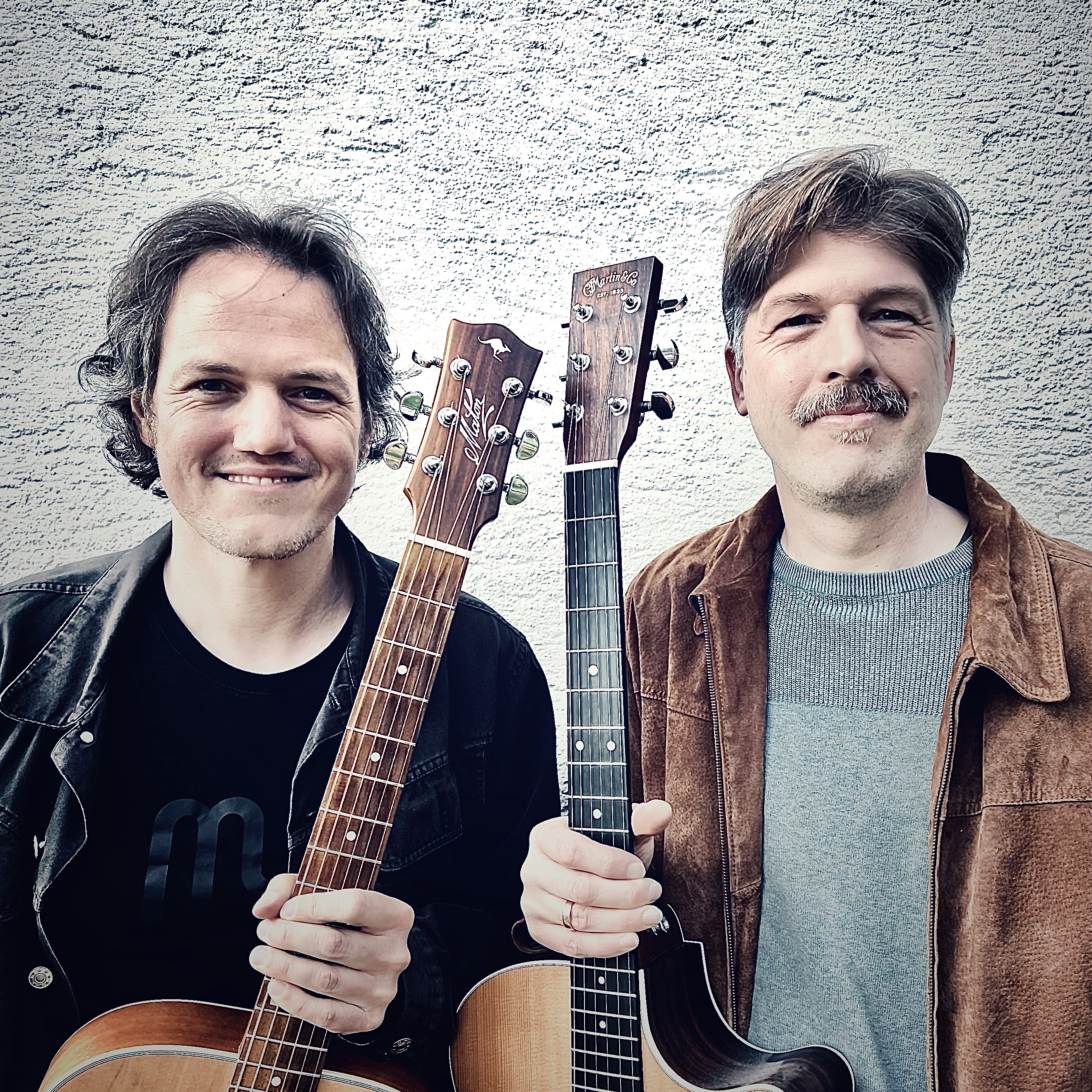 Walther Preiml und Markus Wutte mit Gitarre
